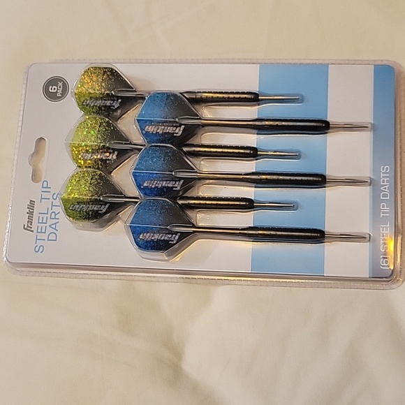 FRANKLIN STEEL TOP DARTS (6) STEEL TIP DART - Picture 10 of 14